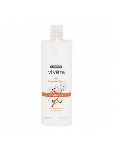 ACOFARMA VIVERA GEL LECHE ALGODON 1 ENVASE 750 ML