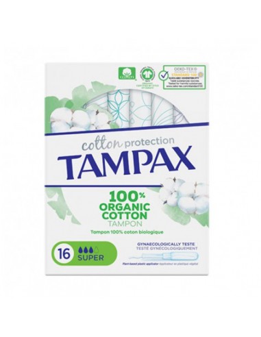 TAMPAX COTTON PROTECTION SUPER 16 U