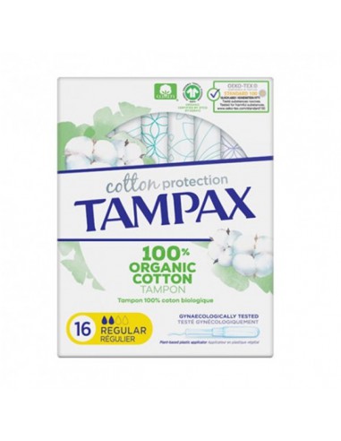 TAMPAX COTTON PROTECTION REGULAR 16 U