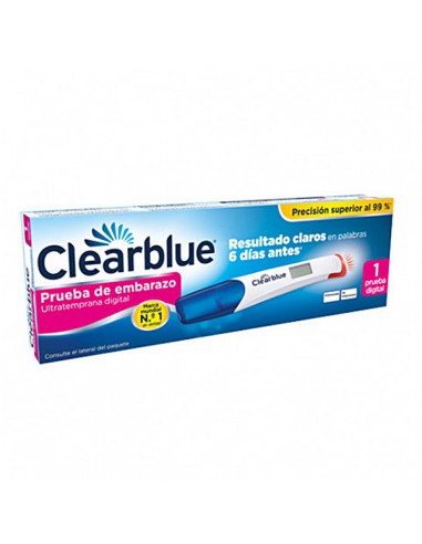 CLEARBLUE PRUEBA DE EMBARAZO ULTRATEMPRANA DIGITAL 1 PRUEBA