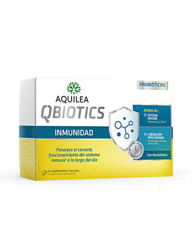 AQUILEA QBIOTICS INMUNIDAD 30 COMPRIMIDOS LIBERACION PROLONGADA