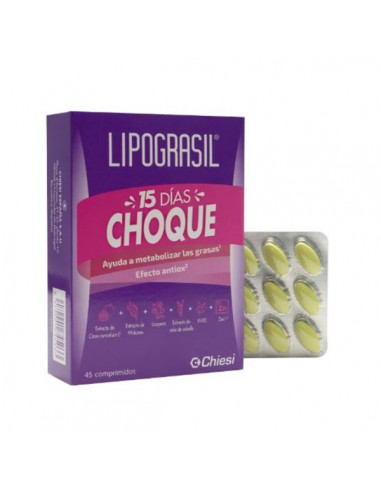 LIPOGRASIL 15 DIAS CHOQUE 45 COMPRIMIDOS