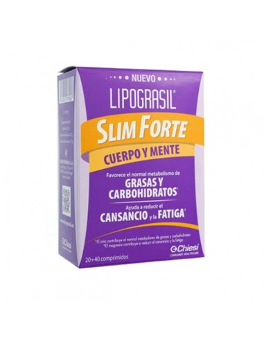 LIPOGRASIL SLIM FORTE 20 + 40 COMPRIMIDOS