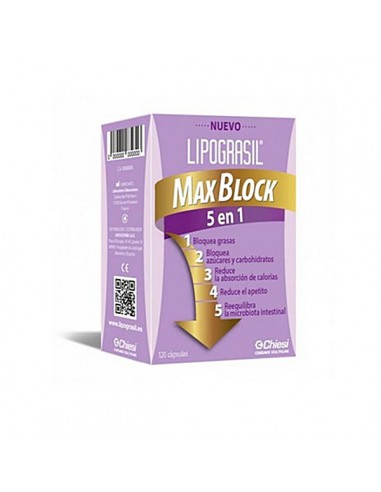 LIPOGRASIL MAXBLOCK 5 EN 1 120 120 CAPSULAS