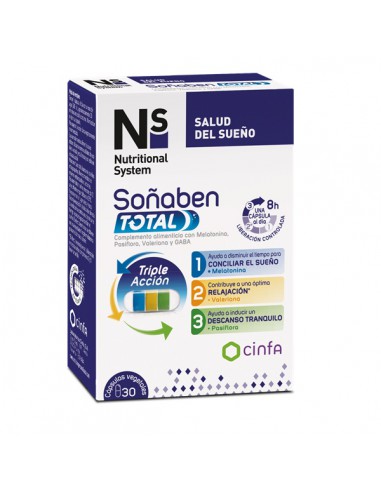 NS SOÑABEN TOTAL 30 CAPSULAS VEGETALES