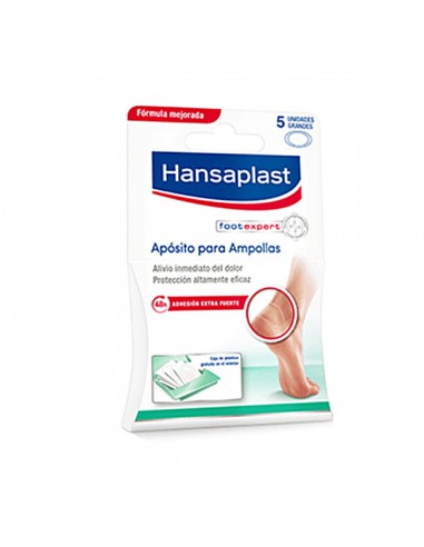 HANSAPLAST AMPOLLAS HIDROCOLOIDE TALLA GRANDE 5 UNIDADES