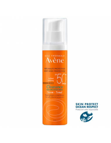 AVENE CLEANANCE SOLAR SPF 50+ MUY ALTA PROTECCION 1 ENVASE 50 ml COLOR