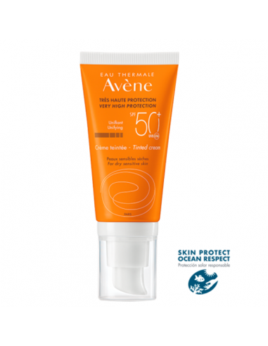 AVENE SPF 50+ CREMA MUY ALTA PROTECCION 1 ENVASE 50 ml COLOR