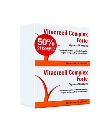 VITACRECIL COMPLEX FORTE 90CAPS 50% SEGUNDO ENVASE