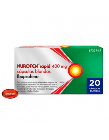 NUROFEN RAPID 400 mg 20 CAPSULAS BLANDAS