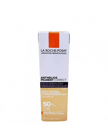 ANTHELIOS PIGMENT CORRECT SPF 50+ LA ROCHE POSAY 1 BOTE 50 ml TONO CLARO