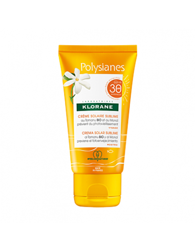 KLORANE POLYSIANES CREMA SOLAR SUBLIME SPF 30 ROSTRO 1 ENVASE 50 ML