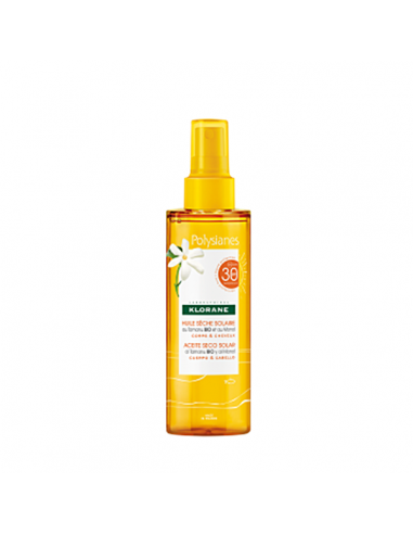 KLORANE POLYSIANES ACEITE SECO SOLAR SPF 30 CUERPO Y CABELLO 1 ENVASE 200 ML