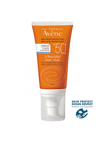 AVENE ULTRA MAT FLUIDO SPF 50+ 1 ENVASE 50 ml