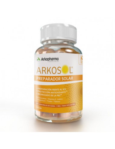 ARKOSOL PREPARADOR SOLAR 60 CARAMELOS DE GOMA