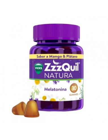 ZZZQUIL NATURA 30 GUMMIES SABOR MANGO & PLATANO