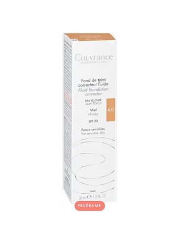 AVENE COUVRANCE MAQUILLAJE FLUIDO SPF 20 1 ENVASE 30 ml COLOR MIEL