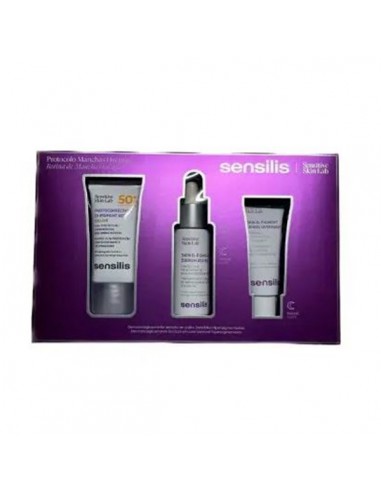 PACK SENSILIS PROTOCOLO MACHAS OSCURAS SERUM + PHOTOCORRECTOR + SKIN D-PIGMENT