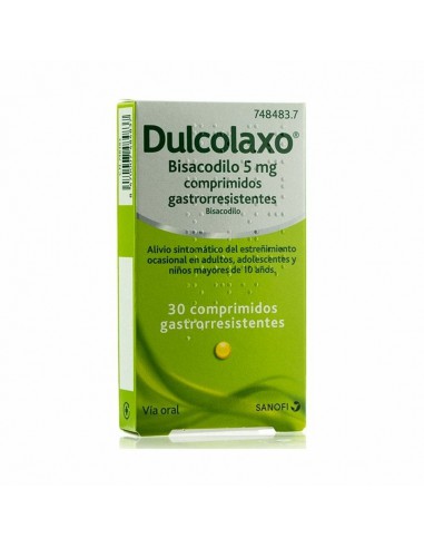 DULCOLAXO BISACODILO 5 MG 30 COMPRIMIDOS GASTRORRESISTENTES