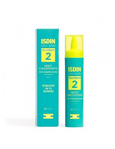 ISDIN TEEN SKIN ACNIBEN NIGHT CONCENTRATE ANTI-IMPERFECCIONES SERUM 1 ENVASE 27 ml