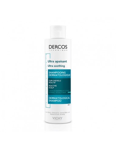 DERCOS TECHNIQUE CHAMPU ULTRA CALMANTE CABELLO NORMAL A GRASO 1 ENVASE 200 ml