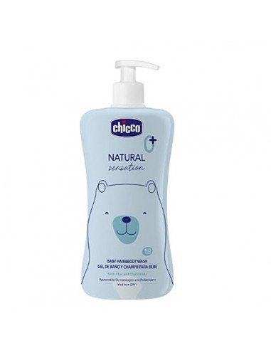 NATURAL SENSATION GEL DE BAÑO Y CHAMPU CHICCO 1 ENVASE 500 ML