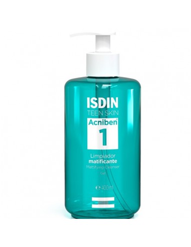 ISDIN OILY SKIN ACNIBEN LIMPIADOR MATIFICANTE GEL 1 FRASCO 400 ml