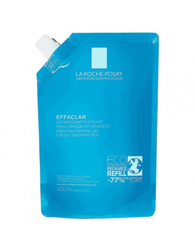 EFFACLAR GEL MOUSSANT+M 1 ENVASE 400 ml REFILL