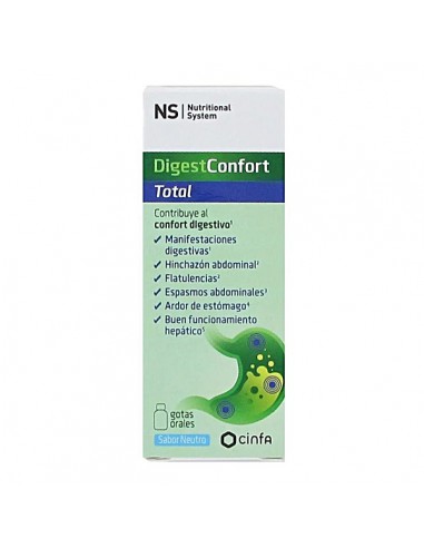 NS DIGESTCONFORT TOTAL GOTAS 1 ENVASE 20 ml SABOR NEUTRO