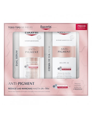 COFRE XMAS ANTIPIGMENT DUAL SERUM DIA + CREMA DE DIA EUCERIN