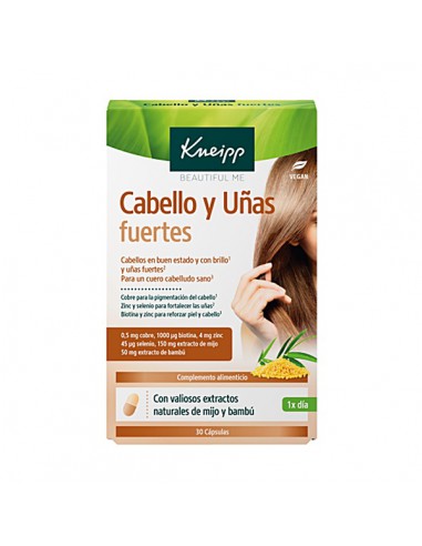 KNEIPP CABELLO Y UÑAS FUERTES 30 CAPSULAS