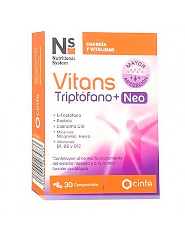 NS VITANS TRIPTOFANO+ NEO 30 COMPRIMIDOS