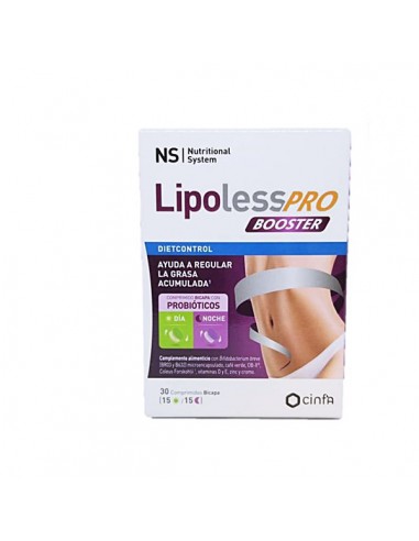 NS DIETCONTROL LIPOLESS PRO BOOSTER 30 COMPRIMIDOS BICAPA