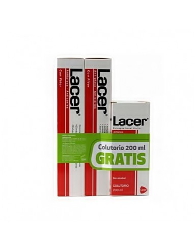 LACER PASTA DUPLO 125ML+ COLUTORIO 200ML