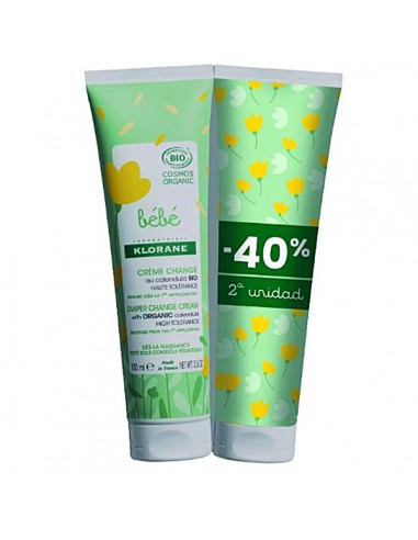 PACK DUO CREMA CAMBIO DE PAÑAL KLORANE