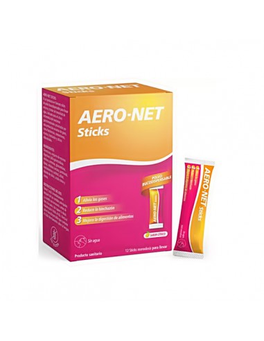 AERO-NET 12 STICKS 2 G SABOR CITRICO