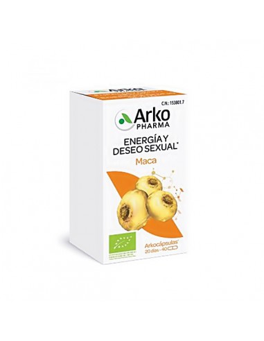 MACA ARKOPHARMA 225 MG 45 CAPSULAS