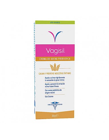 VAGISIL CREMA DE AVENA PREBIOTICA 1 TUBO 30 G