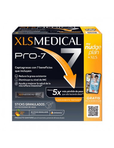 XLS MEDICAL PRO-7 90 STICKS SABOR PIÑA