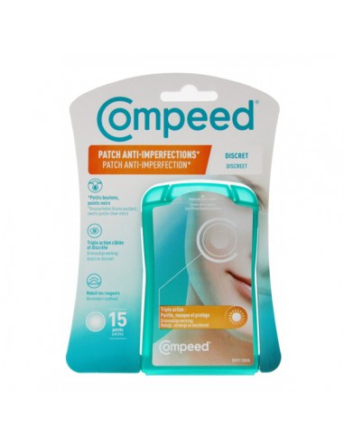 COMPEED PARCHE ANTI-GRANOS DISCRETO TRIPLE ACCION 15 UNIDADES