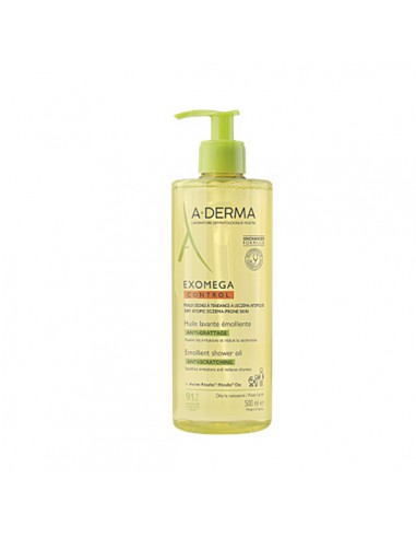 A-DERMA EXOMEGA CONTROL ACEITE LIMPIADOR EMOLIENTE 1 ENVASE 500 ML