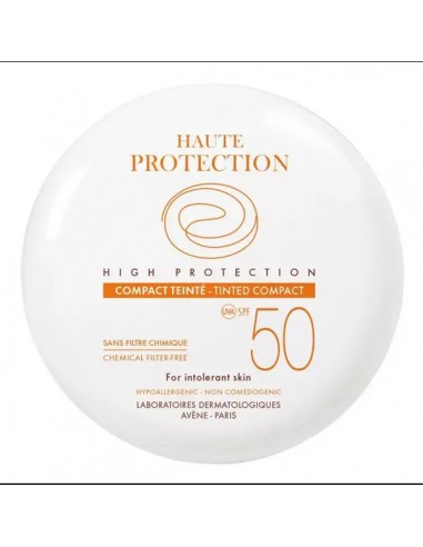AVENE SPF 50 COMPACTO OIL FREE 1 ENVASE 10 G COLOR DORADO