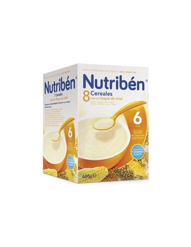 NUTRIBEN 8 CEREALES Y MIEL 1 ENVASE...