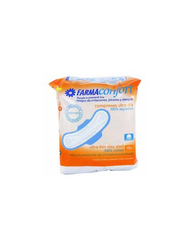 COMPRESAS 100% ALGODON FARMACONFORT...
