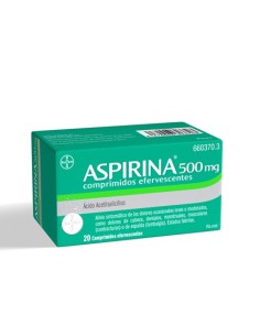 ASPIRINA 500 MG 20...