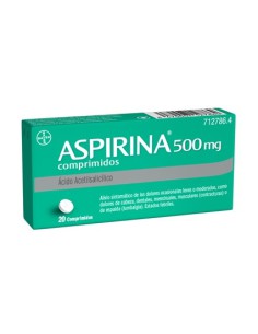 ASPIRINA 500 MG 20 COMPRIMIDOS