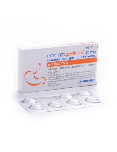 NORMOGASTROL EFG 20 MG 14 COMPRIMIDOS...