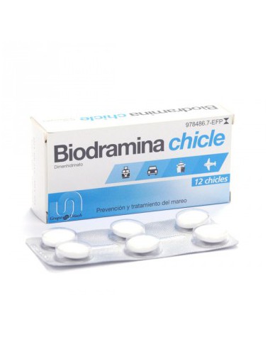 BIODRAMINA 20 MG 6 CHICLES...
