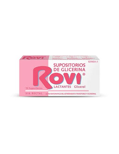 SUPOSITORIOS GLICERINA ROVI LACTANTES...