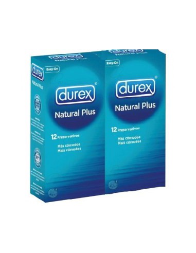 DUREX NATURAL PLUS PRESERVATIVOS 12...